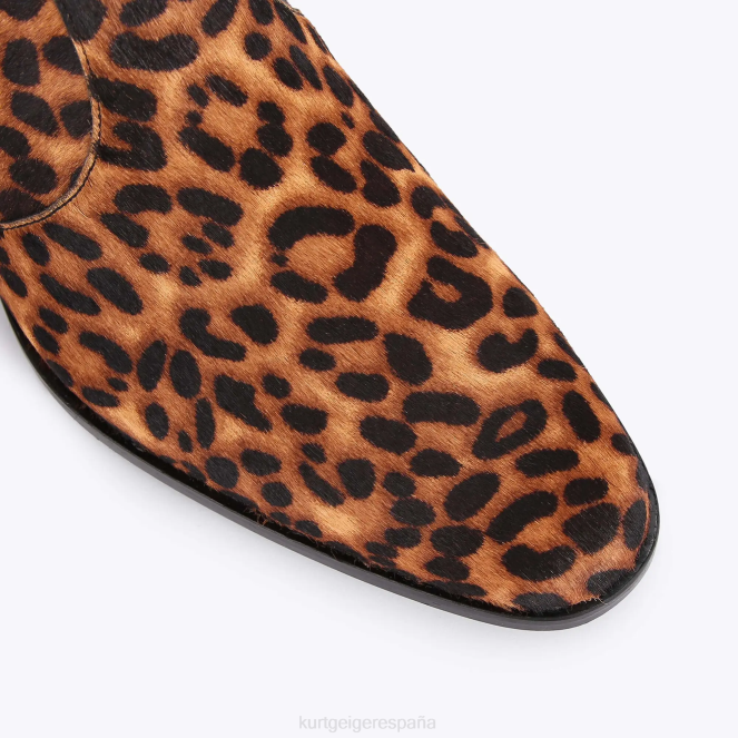 Kurt Geiger hombres leopardo de ginebra de Londres 2LPR653 | calzados marrón otro